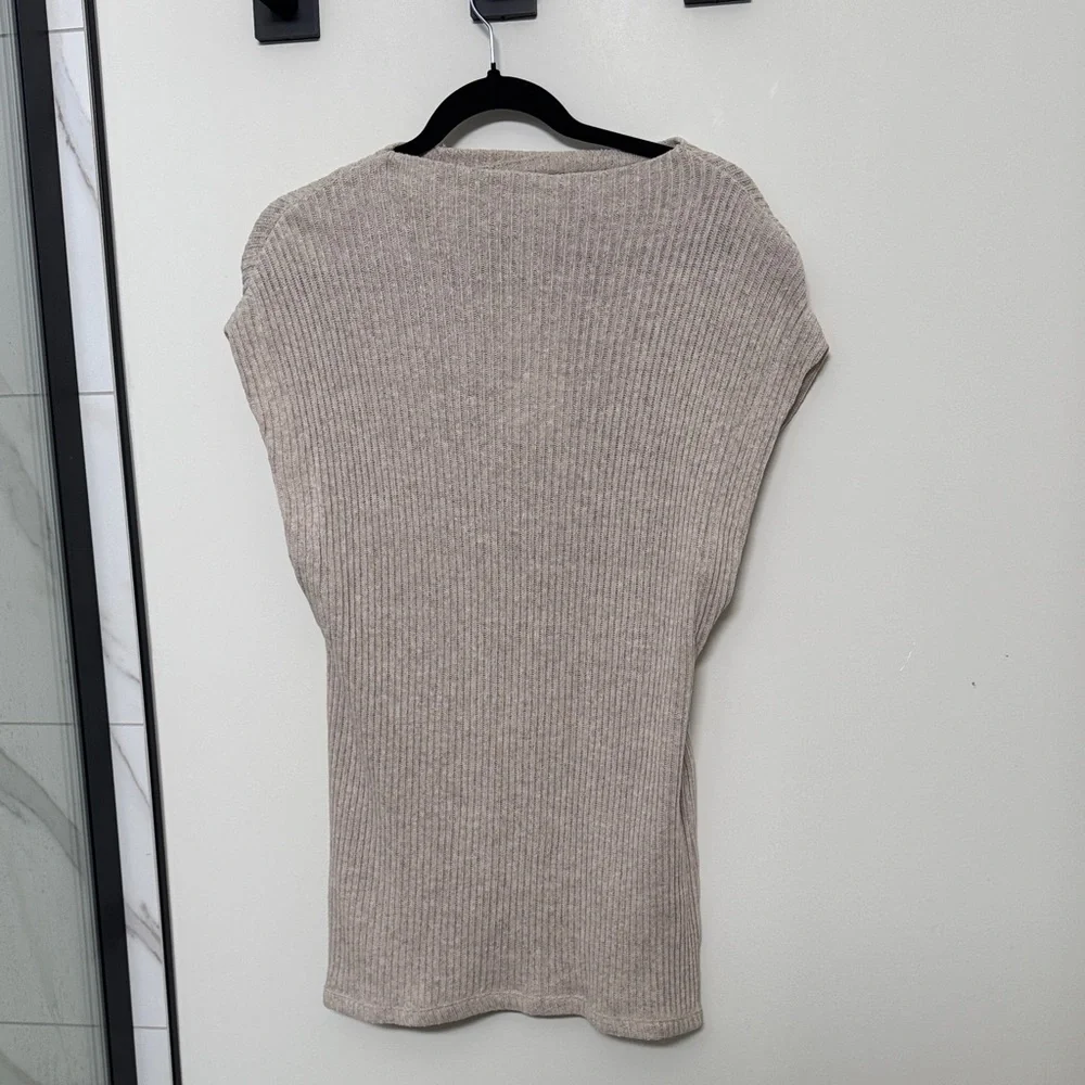 Zara Rustic Ribbed Top - Picture 3 of 7